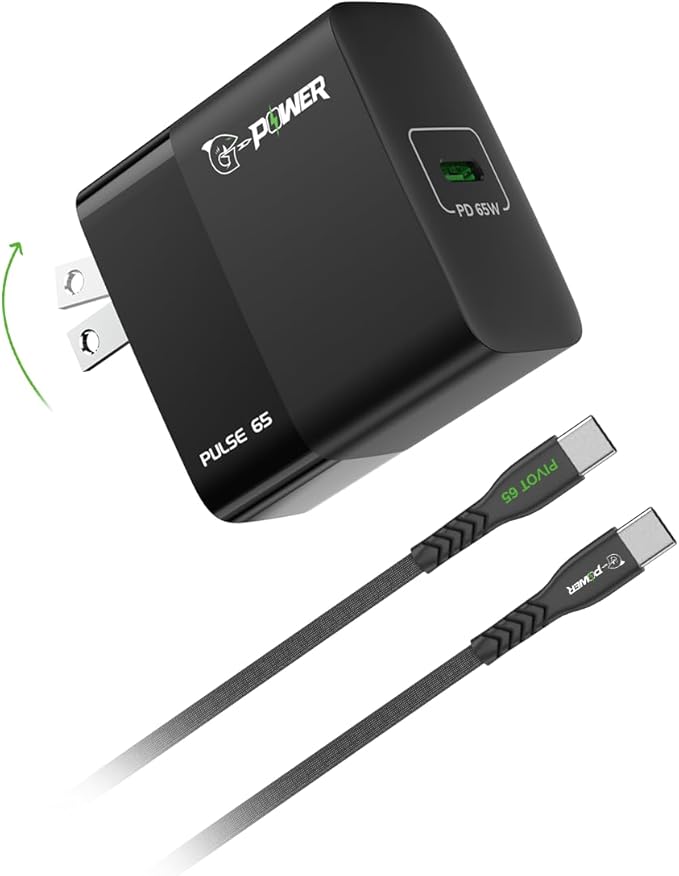 USB C Charger 65W, PD 3.0/PPS Fast Charging Block,Foldable Wall Charger for MacBook Pro/Air,for iPhone 16/15/14 Series, Samsung Galaxy, Google Pixel,and More