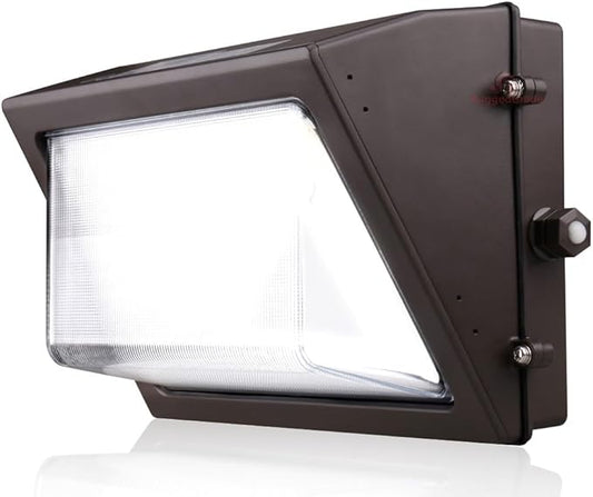 RuggedGrade 120W LED Wall Pack with Photocell + Battery Backup - 7,400 Lumens - Durado IV Series - Color Selectable 3000K/4000K/5000K - Outdoor LED Wall Light - DLC 5.1 Premium