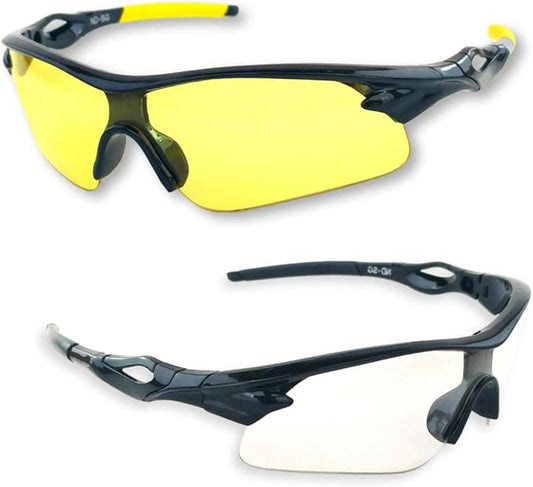 iLumen8 BEST Shooting Glasses UV Blacklight Yellow Vision Safety Eye protection