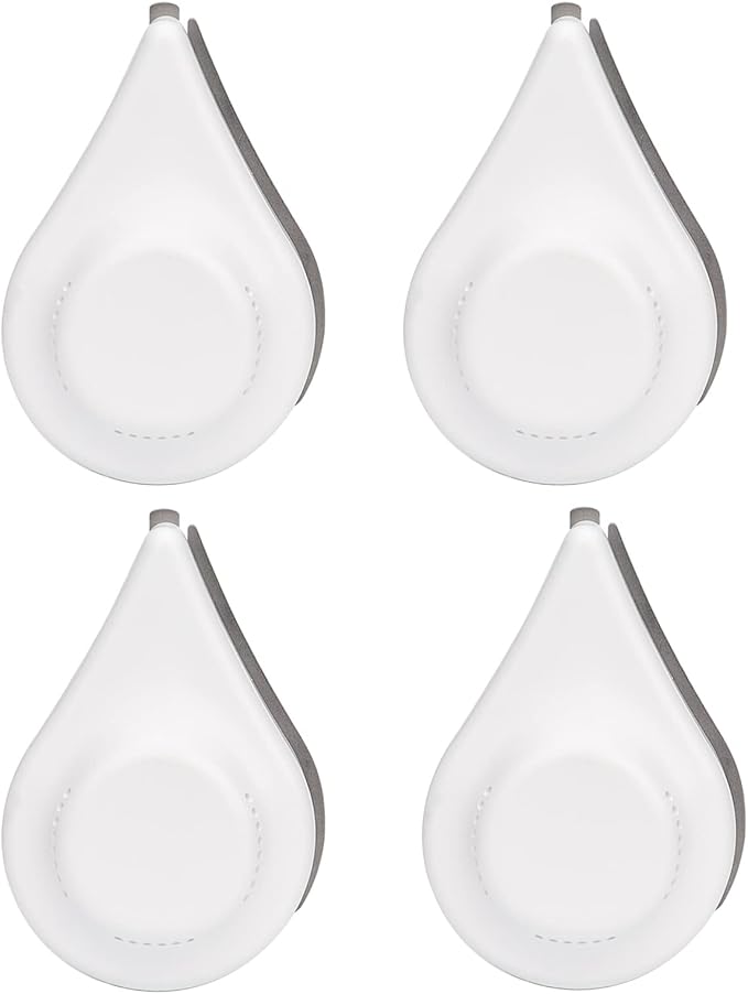 THIRDREALITY Zigbee Water Leak Sensor with Dripping Detection 4 Pack, 120 dB Alarm, App Notifications Enabled When Compatible with Home Assistant and Compatible Zigbee HUB, Batteries Included