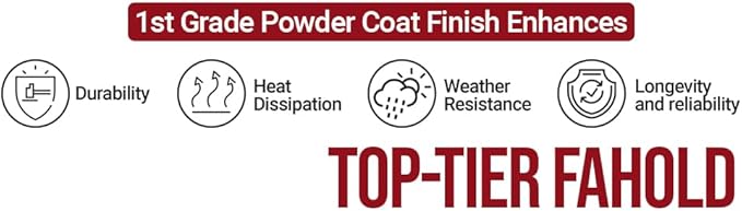 RuggedGrade 60W LED Wall Pack - Durado III Series - 8,700 Lumens - 5000K Bright White - Semi Cut-Off - with Photocell - Outdoor LED Wall Light - DLC 5.1 Premium