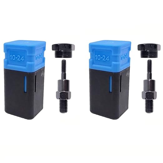2PCS Riveting nut Tool Replacement Mandrel, Metric and SAE Mandrel (10-24)