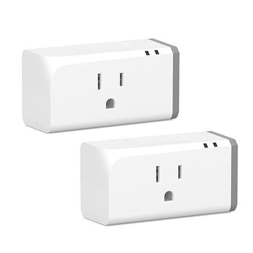 SONOFF S31 Smart Plug with Energy Monitoring, WiFi Outlet 15A Remote Control, That Work Alexa, Google Home & IFTTT, ETL Certified, NO Hub Required, 2.4GHz Network Only(2-Pack)