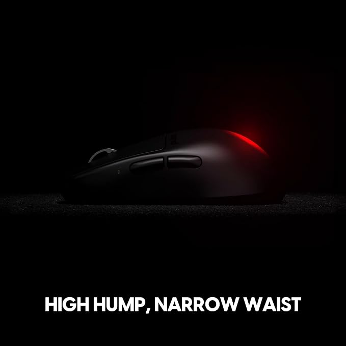 Pulsar Gaming Gears X2H v3 eS Wireless Gaming Mouse, Ultra Lightweight 1.87 oz (53g), Symmetrical, Optical Switch, 32000 DPI, 750 IPS, XS-1 Sensor, 8k Compatible (Medium, Black)