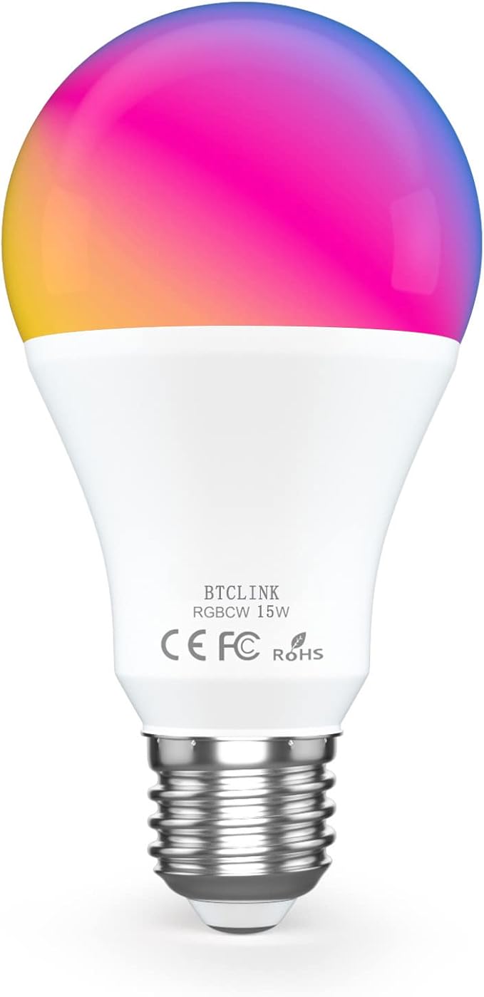 Smart LED Light Bulb 150W Equivalent, 1600 Lumens 16W Alexa, E26 A19 Ultra Bright Color Changing, 2.4 GHz WiFi Dimmable Compatible With Alexa, Google (No Hub Required)