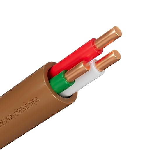 Syston 18/3 Thermostat Doorbell HAVC Heating Control Cable Wire, 100% Solid Copper Conductors CL3R/FT4/CMR Riser-Rated UL/ETL Listed, UV Resistant RoHS for Indoor/Outdoor Low Voltage Applications Use
