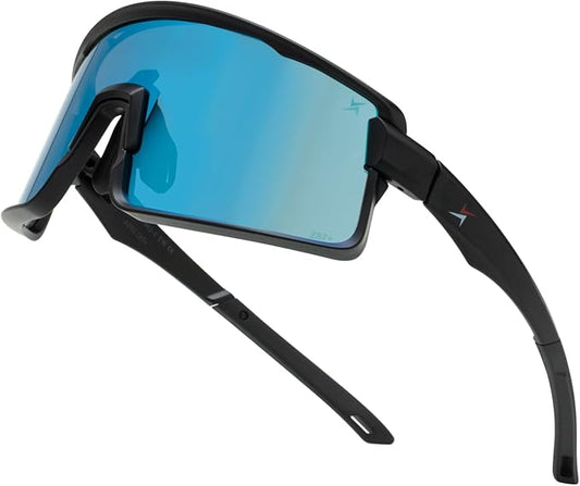 X Power ANSI Z87+ Safety Shield Sunglasses Impact Resistant Polycarbonate Lens & Frame (Made In Taiwan)