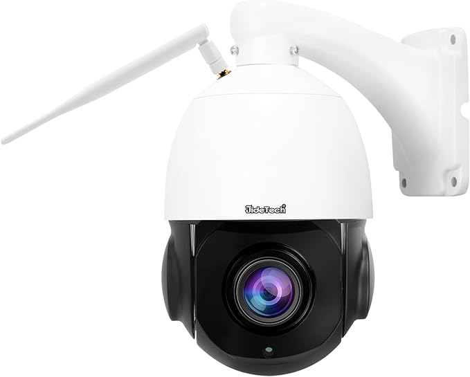PTZ Camera Outdoor,5MP 20X Optical Zoom WiFi IP Camera with 360° Rotate and 1000ft View Distance/Human Detection & Auto Tracking/Two Way Audio/IP66 Waterproof/Night Vision