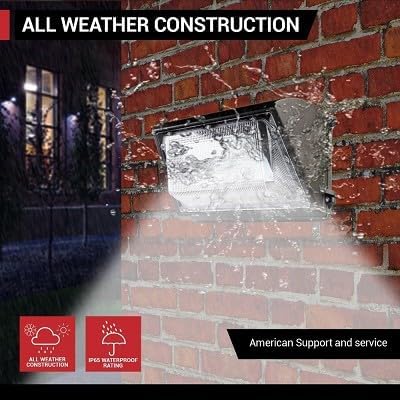 RuggedGrade 100W LED Wall Pack with Photocell - 15,400 Lumens - Durado IV Series - Full Tunable - Color Selectable 3000K/4000K/5000K - Outdoor LED Wall Light - DLC 5.1 Premium