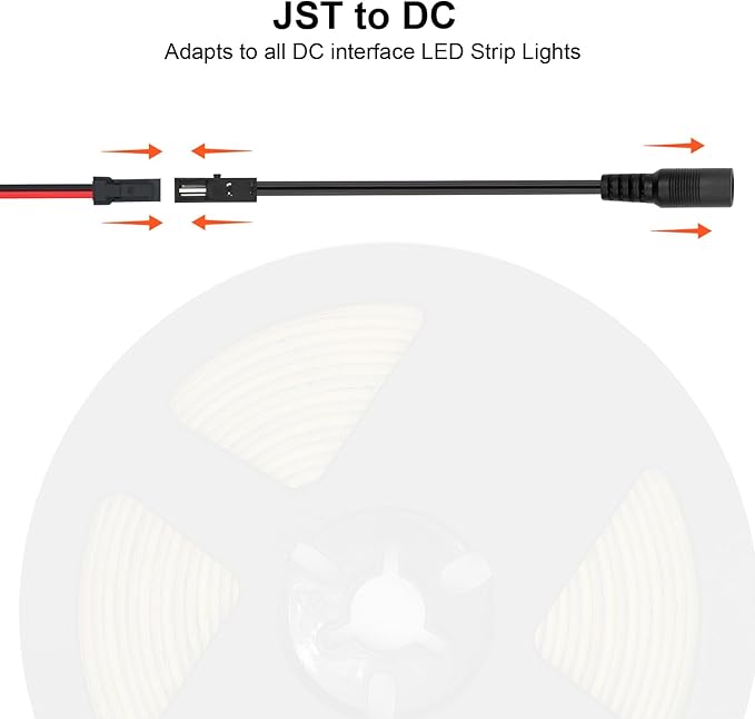 VST 16.4ft COB LED Strip Lights Natural White 4000K, 24V Dimmable LED Tape Light, 48w, 2640 LEDs, Ra 93+, IP30, Lighting for Kitchen, Cabinets, UL Listed (Power Source Not Included)