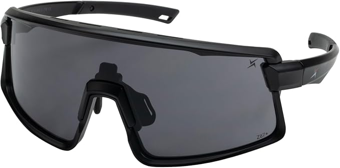 X Power ANSI Z87+ Safety Shield Sunglasses Impact Resistant Polycarbonate Lens & Frame (Made In Taiwan)