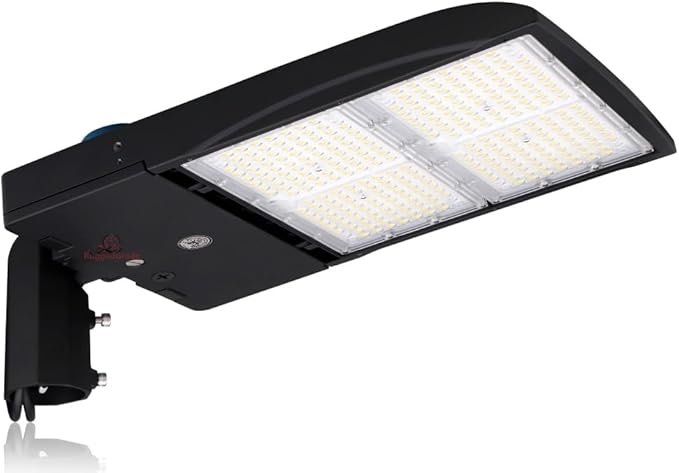 300 Watt - NextGen IV Series LED Shoebox Lights with Photocell - 45,000 Lumen - 5000K - Slip Fit - Black