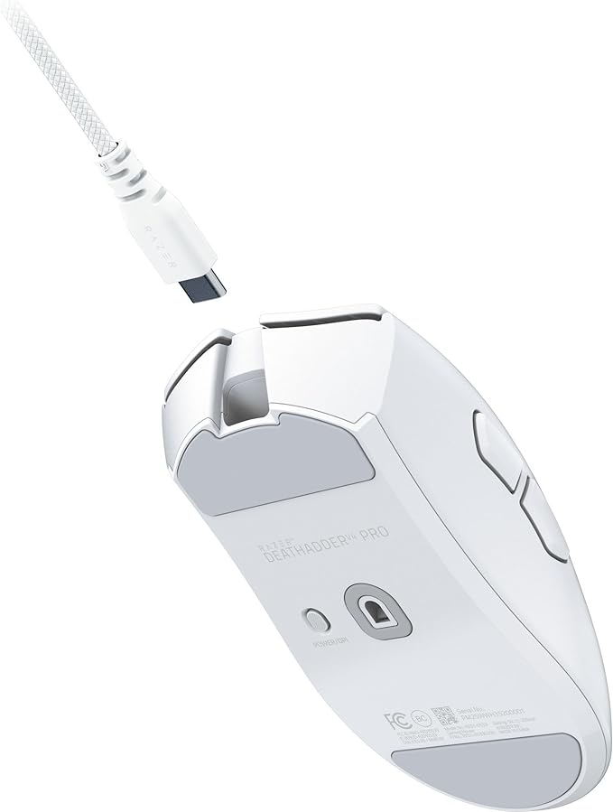 Razer DeathAdder V4 Pro Wireless Gaming Mouse: 56g Lightweight - HyperSpeed Wireless Gen-2 - Optical Scroll Wheel - Optical Switches Gen-4 - Focus Pro 45K Sensor Gen-2 - Up to 150 Hr Battery