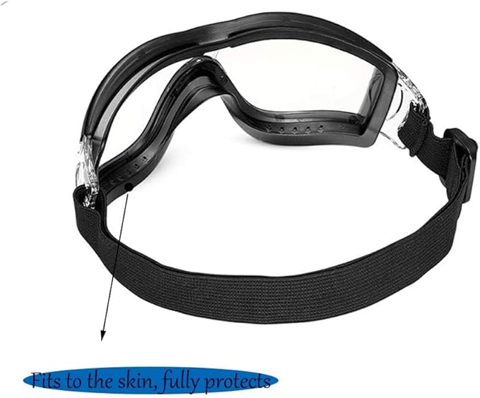 COMLZD Kids Safety Goggles, Safety Glasses For Kids, Kids Sports Goggles Science Lab Eye Protection Resistant Lens Anti-fog…