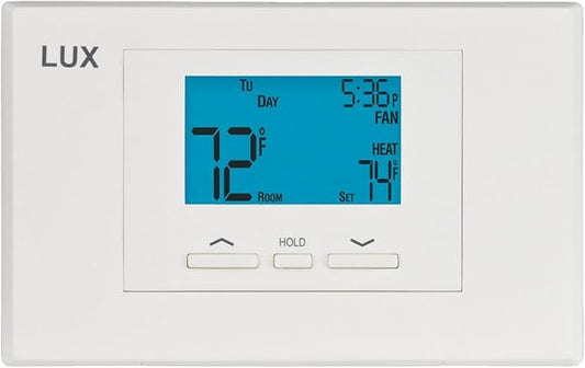 Lux Thermostat Program 5-2 Day with Selectable Smart Recovery, Universal compatability