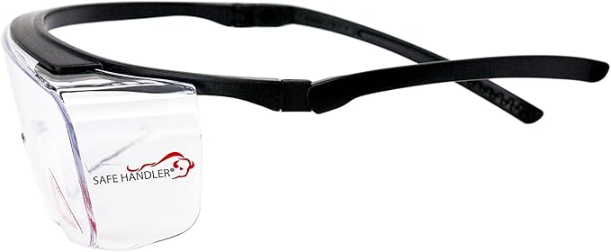 Duarte Premium Safety Glasses Over Eyeglasses; ANSI Z87.1 Impact Resistant Polycarbonate Lenses with Anti-Fog & Scratch, UV400 Protection Safety Goggles