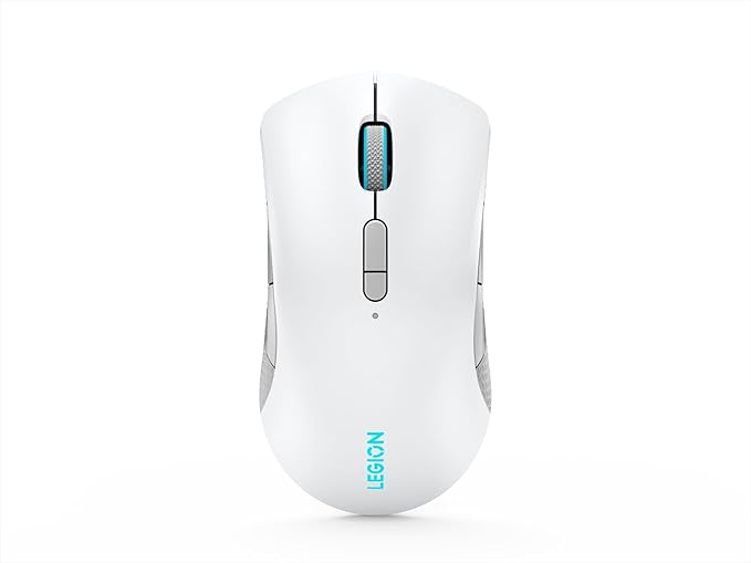 Lenovo Legion M600 RGB Wireless Gaming Mouse – 16,000 DPI, 9 Programmable Buttons, 200-Hour Battery Life, 50-Million Clicks Durability – Ambidextrous Computer Mouse (Stingray)