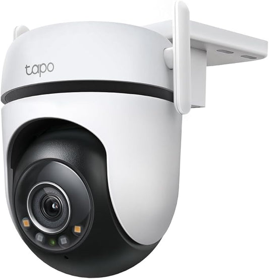 TP-Link Tapo 2K QHD Outdoor Pan/Tilt Wi-Fi Security Camera, 360° View, Motion Tracking, Color Night Vision, Free Person/Vehicle/Motion Detection, Cloud & SD Card Storage, 24/7 Recording, Tapo C520WS…