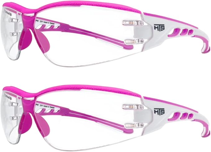 Super Flexible Lightweight Anti Fog Wrap-Around U6 Clear Shooting Safety Glasses with ANSI Z87.1 Scratch Resist