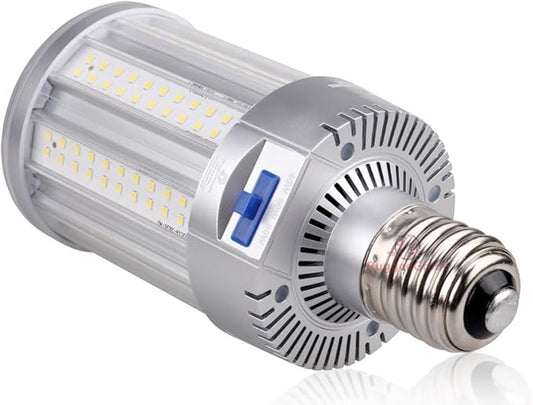 RuggedGrade Aries IV Series 80W LED Corn Light Bulb | 11,600 Lumens | 5000K | E39 Base | 277-480V High Voltage | Energy Efficient LED Light | DLC 5.1 Premium