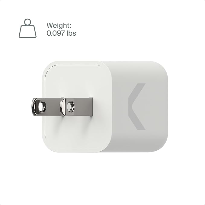 Clemm Core 35W USB-C Charger, GaN PPS, 3-Port USB-C/USB-A Charger, Compatible with iPhone 16/15/14/13/12/11, Galaxy S24 Ultra/S23