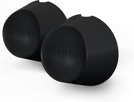 Arlo Magnetic Wall Mounts - Arlo Certified Accessory - Set of 2, Indoor or Outdoor Use, Works with Arlo Pro 5S 2K, Pro 4, Pro 3, Ultra 2, and Ultra Cameras, Black - VMA5001