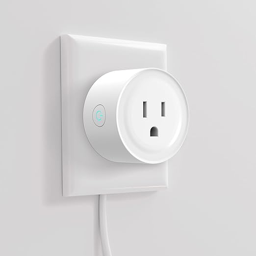 STERREN Smart Plug, Mini WiFi Plugs Compatible with Alexa & Google Assistant, Outlet Timer Socket with APP Group Controller Outlet for Home, 2.4G WiFi Only