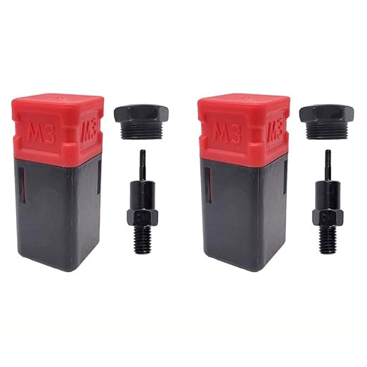 2PCS Riveting nut Tool Replacement Mandrel, Metric and SAE Mandrel (M3)