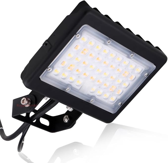 RuggedGrade 30W LED Flood Light | Kivo II Series | 4,350 Lumens | Color Selectable 3000K/4000K/5000K | 145LM/W | Outdoor Waterproof Security Light | Yoke Mount with Photocell | DLC 5.1 Premium