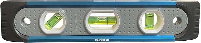 Swanson Tool Co TL009M 9-Inch Magnetic Shock-Resistant Short Torpedo Level