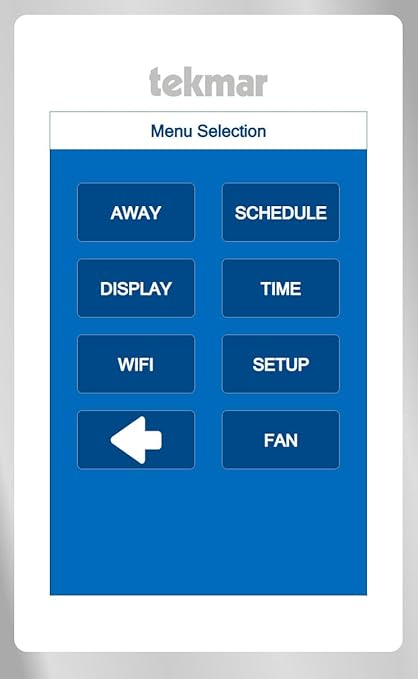 Invita Wi-Fi Thermostat | 2-Wire, Energy Star Approved, Up to 2-Stage Heat, 2-Stage Cool, Fan and 2 Accessories or Up to 4-Stage Heat, 2-Stage Cool, Fan, Reversing Valve and 1 Accessory | White