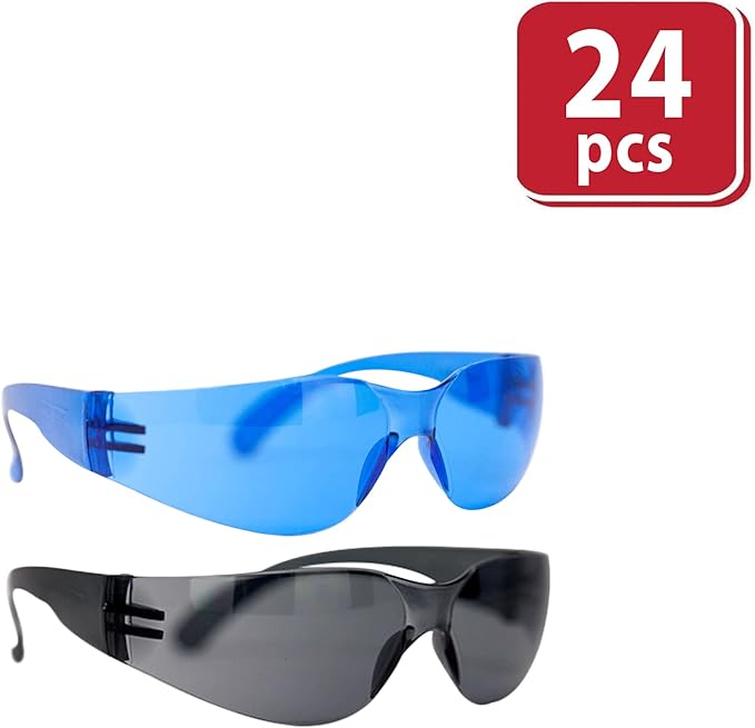 BISON LIFE Keystone Color Lens Safety Glasses | Anti Scratch | Impact Resistance | ANSI Z87.1 Standard | UV 400 Protection