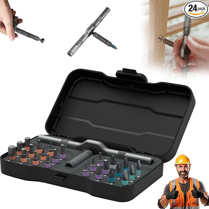 Ailsion Ratchet, Ailsion Ratchet 24-in-1 Screwdriver Set, 24 in 1 Magnetic Ratchet Screwdriver Set, Ratchets 24-in-1 Screwdriver Sets, 24 in 1 Dly Screwdriver Sets Magnetic Compact