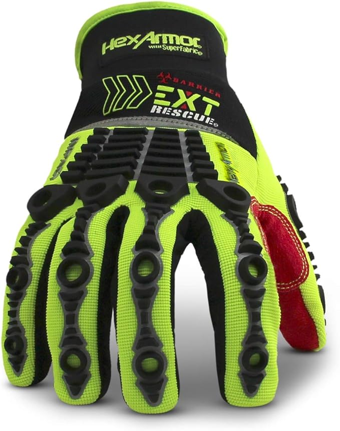 HexArmor | FireFighter Extrication-Rescue Impact Safety Gloves | EXT Rescue Series