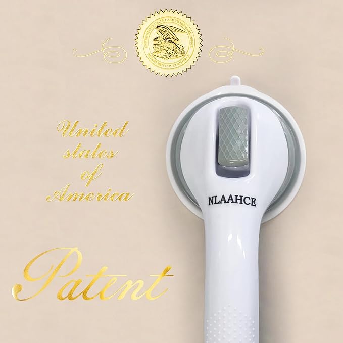 AirTight® Grab Bars for Bathtubs and Showers, (2pack) 16Inch Shower Handle Elderly Suction Bathroom Safety Seniors