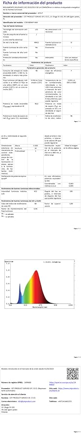 JOYLIT 24V COB LED Strip Lights Waterproof 3000K 550LM/FT Super Bright 16.4ft 2400LEDs CRI 95+, UL PRO 90W Dimmable Warm White Adhesive LED Tape for Commercial, Residential