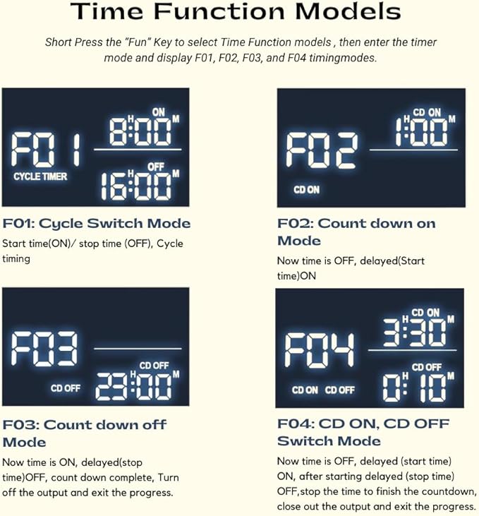 Backlit Digital Temperature Controller Thermostat Socket Plug with Timer Heating and Cooling Mode 110V 15A Fahrenheit
