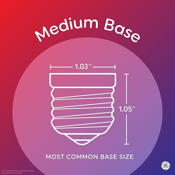 GE LED+ Motion Sensor LED Light Bulbs, 12W, Outdoor Security Lights, A21, Warm White (8 Pack)