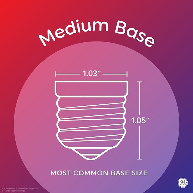 GE LED+ Motion Sensor LED Light Bulbs, 12W, Outdoor Security Lights, Daylight, A21 (2 Pack)