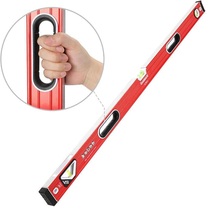 Goldblatt 48in. Double View Vertical Site I-box Spirit Level