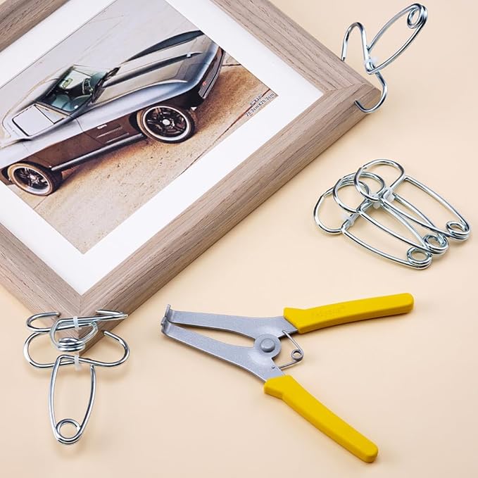 Miter Spring Clamps Kit for Woodworking,Picture Frames,Wood Trim,Moldings