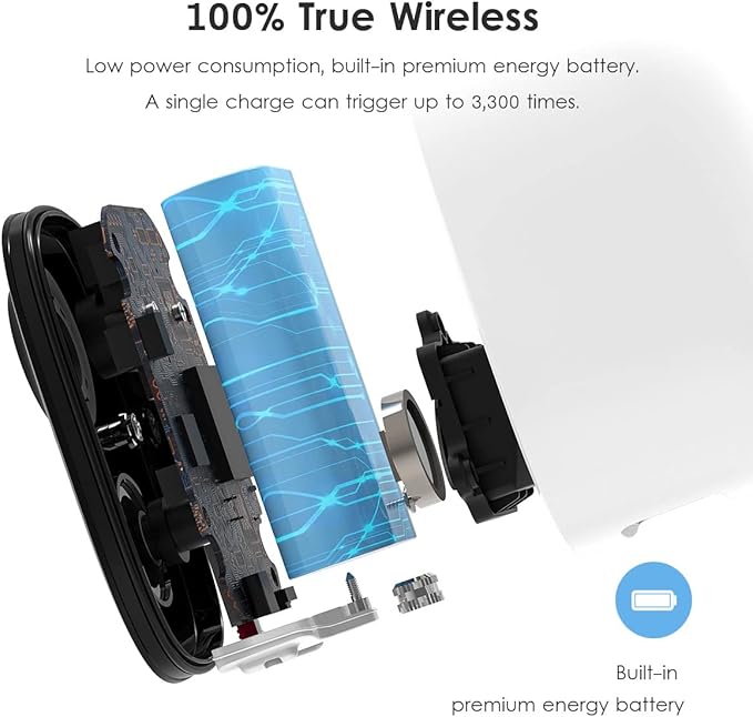 GMK Security Cameras Wireless Outdoor, 2K Color Night Vision AI Motion Detection 2-Way Talk Battery Powered 3MP WiFi Home Indoor Camera IP65 Waterproof Spotlight Siren Alarm Cloud/SD Storage 4-Pack