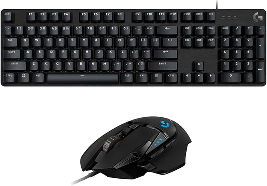 Logitech G413 SE Mechanical Gaming Keyboard and Logitech G502 HERO High Performance Gaming Mouse Bundle
