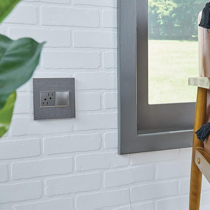 Legrand adorne with Netatmo Smart Home Gateway/Hub Surface Mount in Magnesium, WNAH2M1