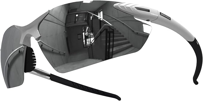 JORESTECH Safety Eyewear, ANSI Z87+ Impact Resistant Polycarbonated Eye Protection Safety Glasses, pack of 12