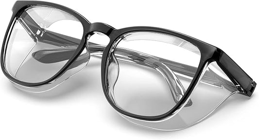 Stylish Safety Glasses, Clear Anti-Fog Anti-Scratch Protective Glasses For Men And Women