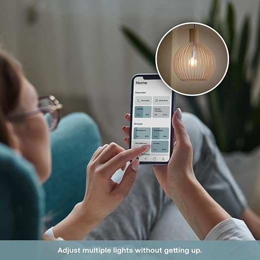 Master Smart Dimmer by Deako, 3-Way, 4-Way, Multi-Way, 2.4 GHz Wi-Fi, Programmable, Remote App, Voice Control w/Alexa, Google Assistant, Samsung, No Hub Required, Neutral Wire Required, White