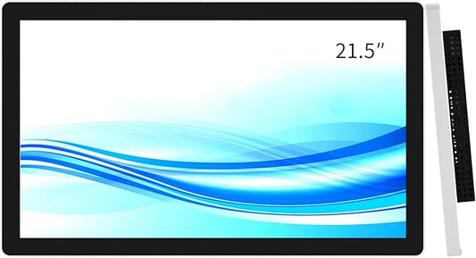 GreenTouch 21.5 Inch 10 Points True Flat Touch Open Frame Touch Monitor Desktop or Wall Mountable Multi Point Touch 1920x1080