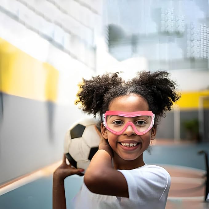 COMLZD Kids Safety Goggles, Safety Glasses For Kids, Kids Sports Goggles Science Lab Eye Protection Resistant Lens Anti-fog…