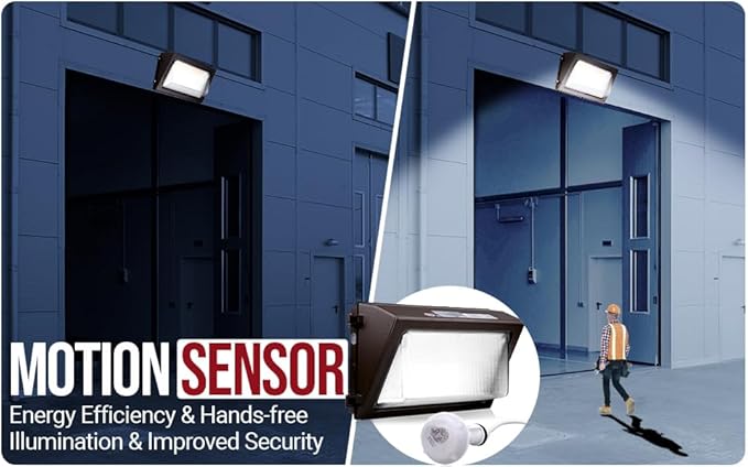 RuggedGrade 120W LED Wall Pack with Photocell - 17,400 lumens - Durado IV Series - Full Tunable - Color Selectable 3000K/4000K/5000K - Outdoor LED Wall Light - DLC 5.1 Premium